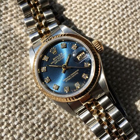 rolex 69173 blue dial|rolex datejust 69173 ladies watch.